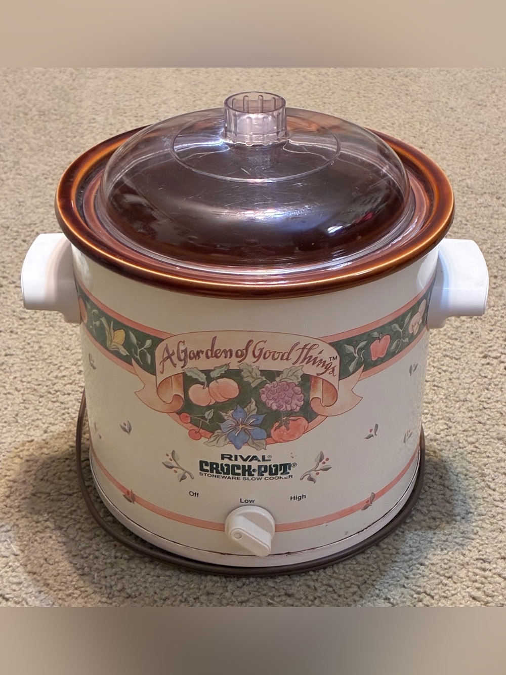 Rival Crock Pot 3100/2 3-1/2 Qt Vintage Slow Cooker A Garden of Good Things